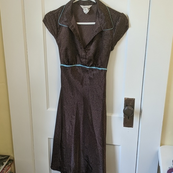 Speechless Dresses & Skirts - Speechless Vintage Polka Dotted Polyester Dress